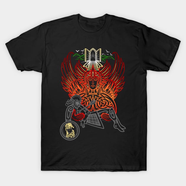 Valkyrie, 'Chooser of the Slain' T-Shirt by celtichammerclub